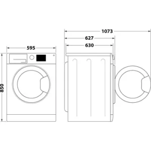 WHIRLPOOL FFBBE7458BV 7KG WASMACHINE 1400 TOEREN