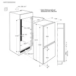 Zanussi ZNLN16FS1 Inbouw koel-vriescombinatie 158cm