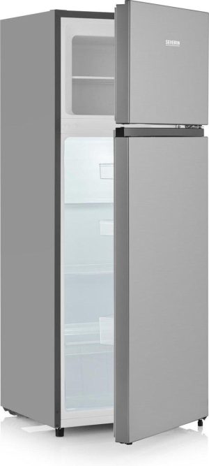 SEVERIN DT8761 Koel-vriescombinatie RVS 144CM