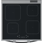 Indesit IS67IQ8CCX inductie fornuis 60cm RVS 2- of 3-fase