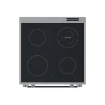 Whirlpool WS68V8CCXT 60cm keramisch fornuis RVS 2- of 3-fase