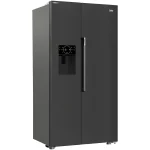 BEKO B7RGNE665ZDS Amerikaanse Koelkast met vaste wateraansluiting