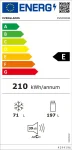 Everglades EVUD4048 180CM KOEL-VRIES COMBINATIE RVS