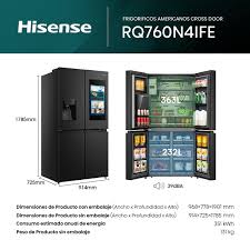 hisense amerikaanse koelkast rq760n4ife met tft scherm !!!!!
