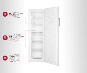 Inventum VR1682W 171cm vrieskast 204L NO-FROST