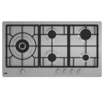 Beko HIML95225SXENL Inbouw Gaskookplaat 90cm RVS