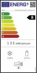 BEKO RCNE366E70ZXBRN 186cm Koel-vriescombinatie NO-FROST
