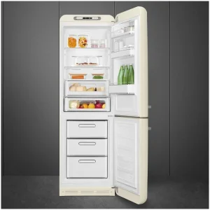 Smeg FAB32RCR6 197cm koelkast CREME NO-FROST