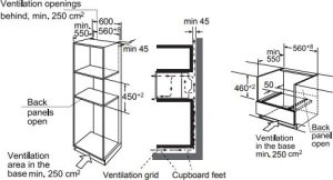 Beko BMCI44313FBG inbouw combi magnetron 45cm