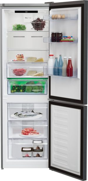 BEKO RCNE366E70ZXBRN 186cm Koel-vriescombinatie NO-FROST