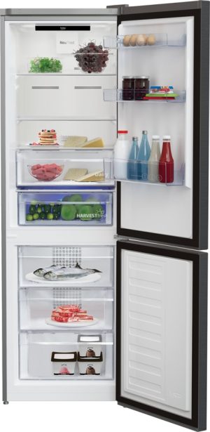 BEKO RCNE366E70ZXBRN 186cm Koel-vriescombinatie NO-FROST