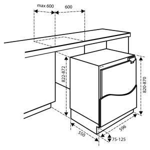 Inventum IKK0822D onderbouw koeler