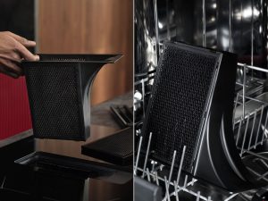 AEG NCH84B03CB 80cm inbouw inductie kookplaat met afzuiging