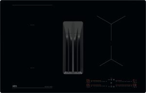 AEG NCH84B03CB 80cm inbouw inductie kookplaat met afzuiging