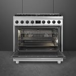 Smeg B91GMXNLK gasfornuis 90 cm RVS