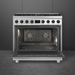 Smeg B91GMXNLK gasfornuis 90 cm RVS
