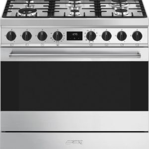 Smeg B91GMXNLK gasfornuis 90 cm RVS