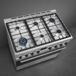 Smeg B91GMXNLK gasfornuis 90 cm RVS