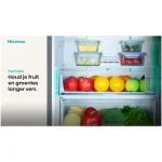 HISENSE RB390N4BWC Koel-vriescombinatie 186CM NO-FROST
