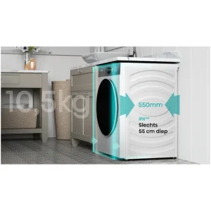 HISENSE WF5I1045BWQ 10.5KG WASMACHINE 1400 TOEREN