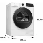 Hisense DH3E900BWCB 9kg warmtepompdroger