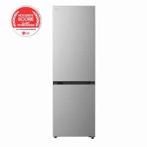 LG GBBS312CPY Koel-vriescombinatie 186cm RVS NO-FROST